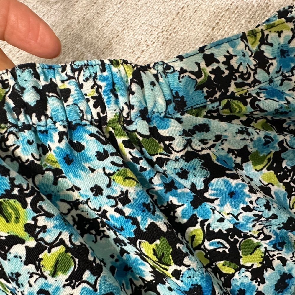 🛍️Christopher & Bank Button down open floral skirt size 12 - Picture 5 of 7